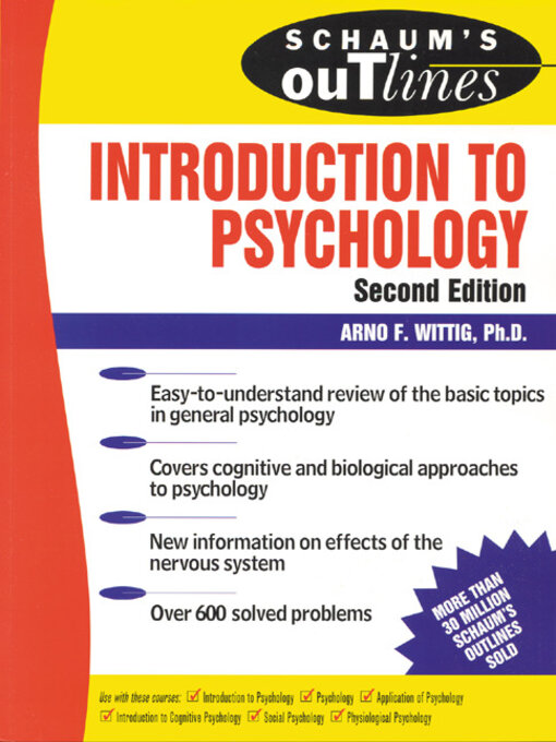 Title details for Introduction to Psychology by Arno F. Wittig - Available